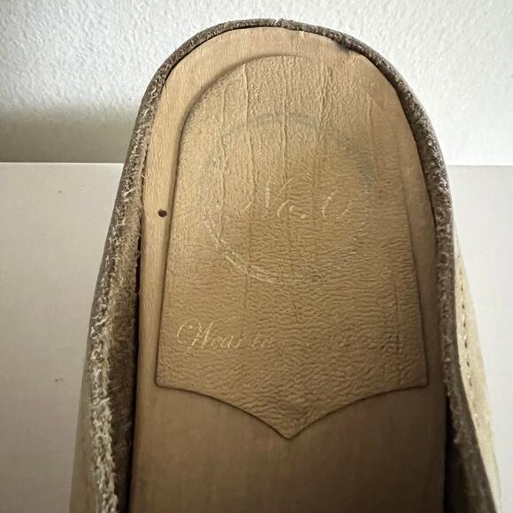 No.6 New School Clog on Wedge suede green size 43 - Picture 5 of 9